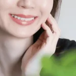 笑っている口元