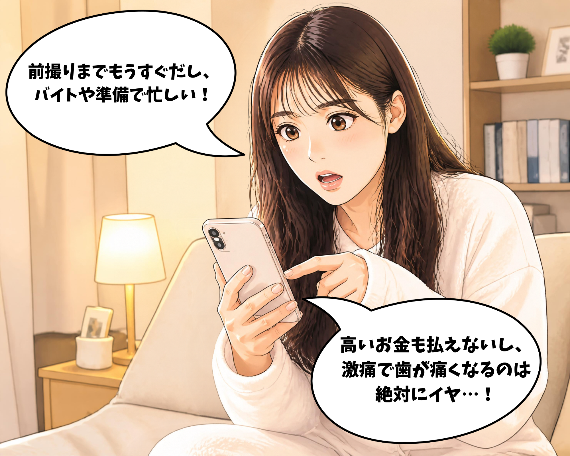 成人式までに歯を白くしなきゃとホワイトニングを探して焦る新成人